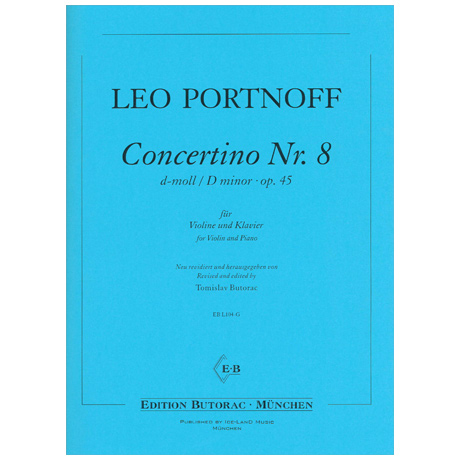 Portnoff, L.: Concertino Nr.8 d-moll op. 45 