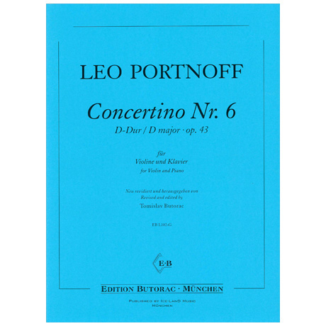 Portnoff, L.: Concertino Nr. 6 D-Dur op. 43 