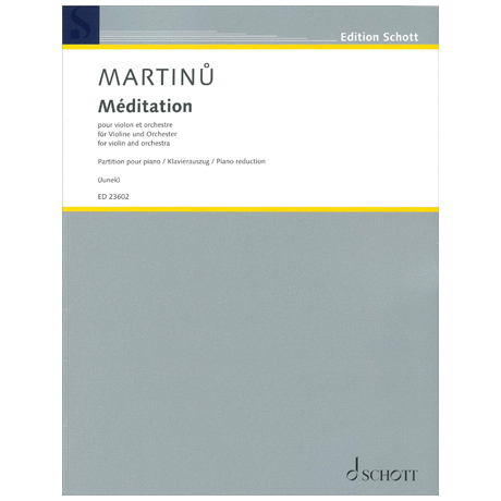 Martinů, B.: Méditation 