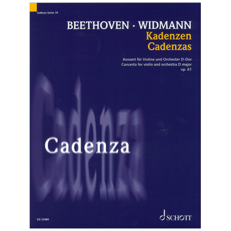 Beethoven, L. v./Widmann, J.: Kadenzen Violinkonzert Op. 61 D-Dur (2020) 
