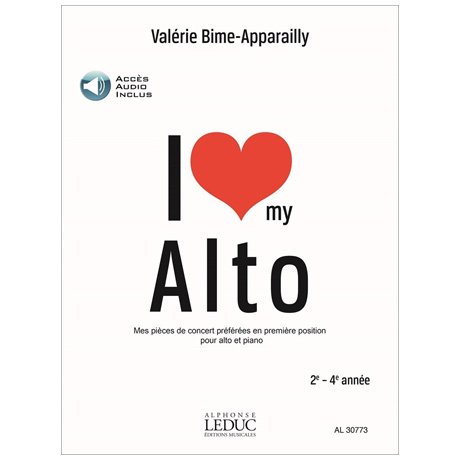 Bime-Apparailly, V.: I love my Alto (+Online Audio)