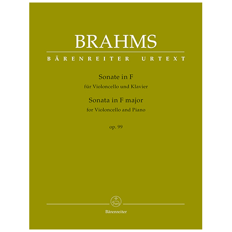 Brahms, J.: Violoncellosonate Op. 99 F-Dur 