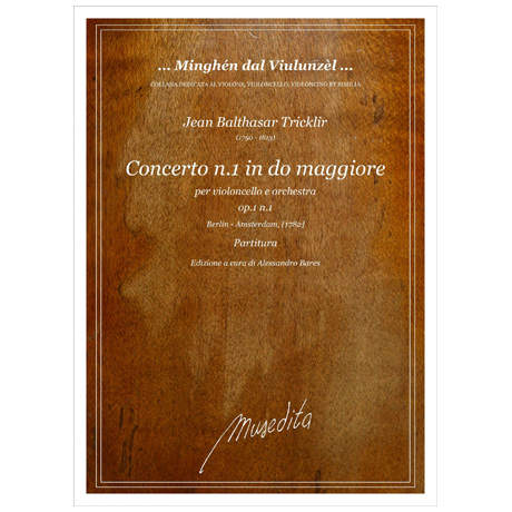 Tricklir, J.B.: Concerto n. 1 in do maggiore - Partitur und Stimmen 