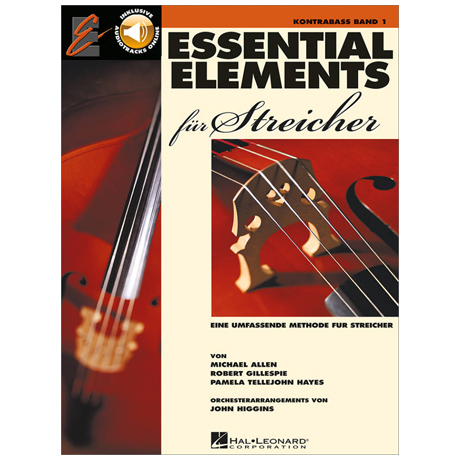 Allen, M.: Essential Elements für Streicher Band 1 – Kontrabass (+Online Audio) 
