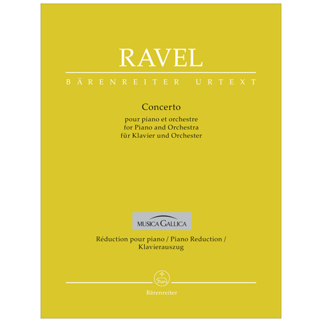 Ravel, M.: Concerto für Klavier und Orchester 