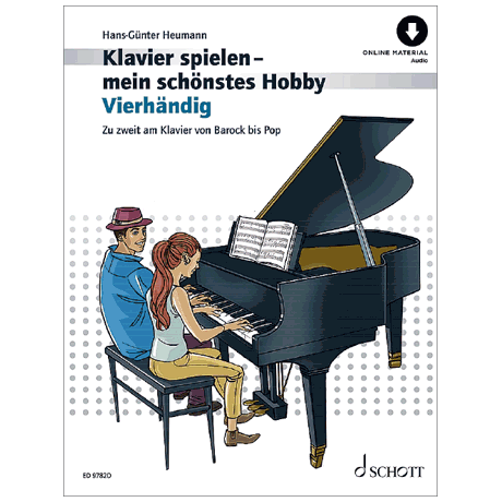 Heumann, H.: Vierhändig (+Online Audio) 