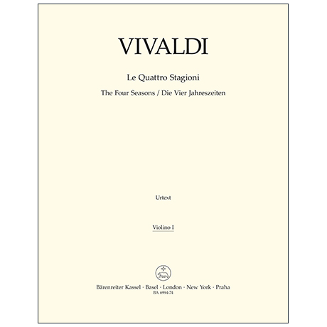 Vivaldi, A.: Le Quattro Stagioni – Stimmen Violine 1