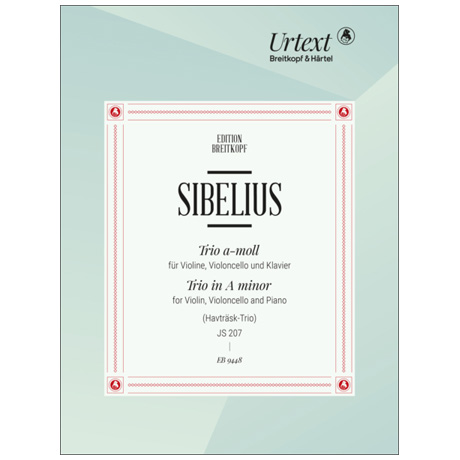 Sibelius, J.:  Trio a-Moll JS 207 »Havträsk-Trio« 