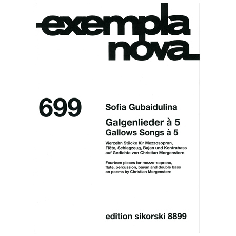 Gubaidulina, S.: Galgenlieder à 5 