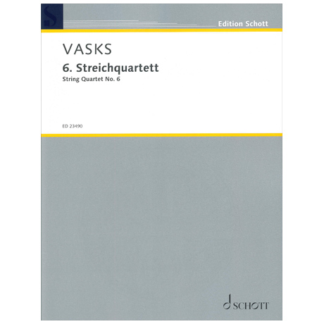Vasks, P.: 6. Streichquartett 