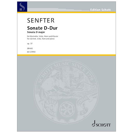 Senfter, J.: Sonate D-Dur Op. 37 