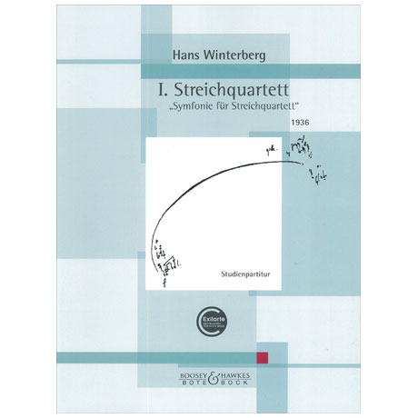 Winterberg, H.: 1. Streichquartett (Studienpartitur) 