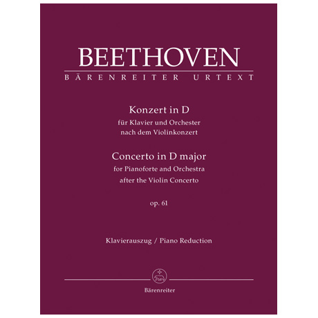Beethoven, L. v.: Konzert Op. 61 D-Dur 