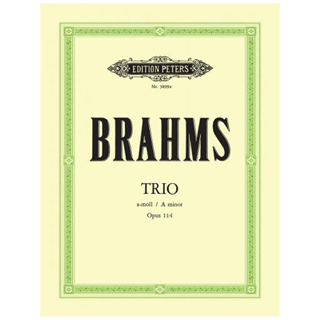 Brahms, J.: Klaviertrio Op. 114 a-Moll 