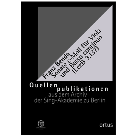 Benda, F.: Violasonate c-Moll LeeB 3.137 