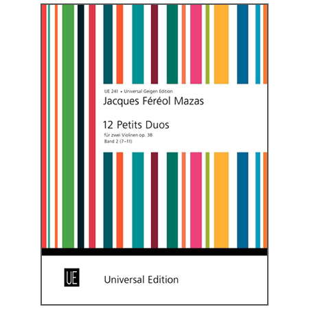Mazas, J. F.: 12 kleine Duette (7-11) Op. 38 