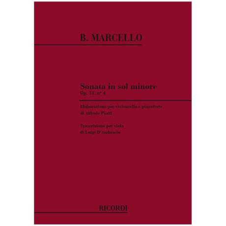 Marcello, B.: Violasonate g-Moll Op. 11/4 