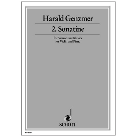 Genzmer, H.: Violinsonatine Nr. 2 