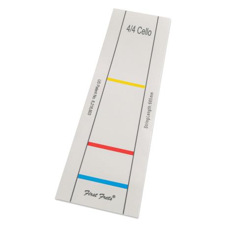 First Frets - Intonationsschablone für Cello 4/4