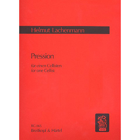Lachenmann, H.: Pression für einen Cellisten 