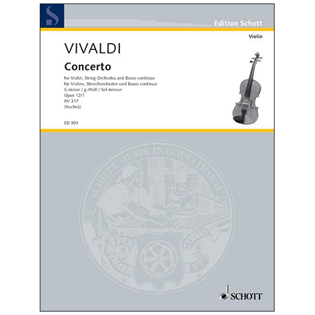 Vivaldi, A.: Violinkonzert Nr. 1 Op. 12 g-Moll 