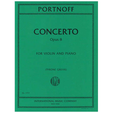 Portnoff, L.: Violinkonzert Op. 8 g-Moll 