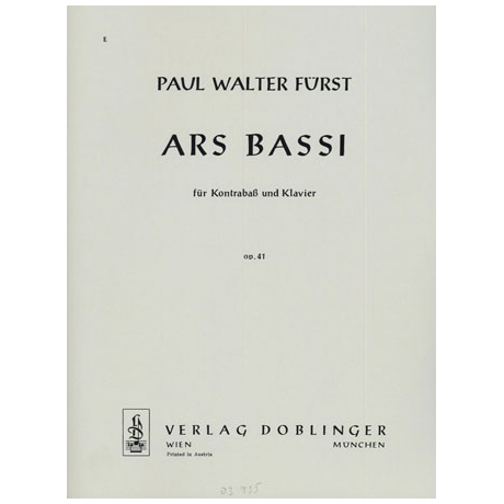 Fürst, P. W.: Ars Bassi Op. 41 