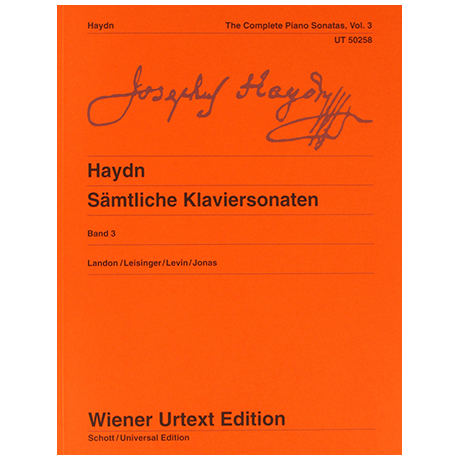 Haydn, J.: Sämtliche Klaviersonaten Band 3 