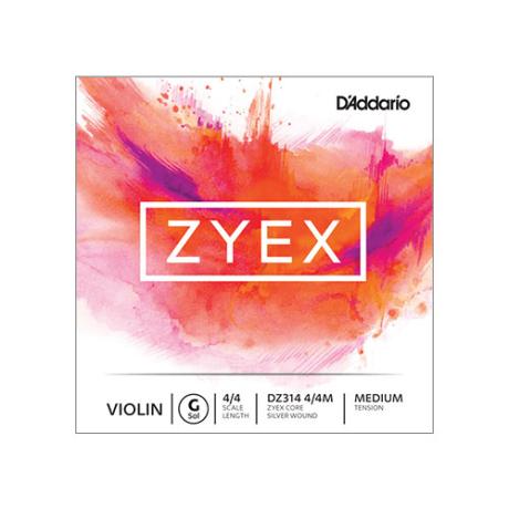 ZYEX Violinsaite G von D'Addario 4/4 | mittel