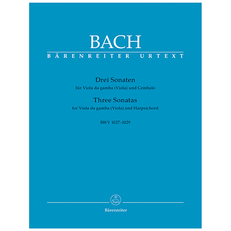 Bach, J. S.: 3 Violasonaten BWV1027-1029 