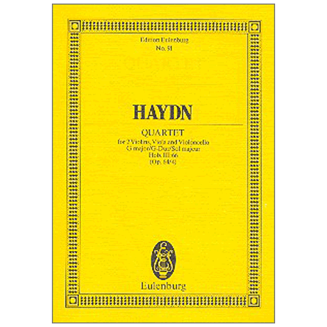 Haydn, J.: Streichquartett G-Dur op.64,4 Hob.III:66 