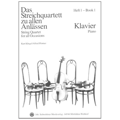 Das Streichquartett zu allen Anlässen Band 1 – Klavierbegleitung 