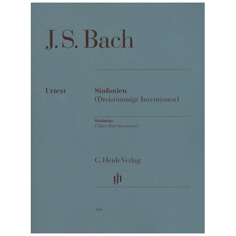 Bach, J. S.: Sinfonien (Dreistimmige Inventionen) BWV 787-801 
