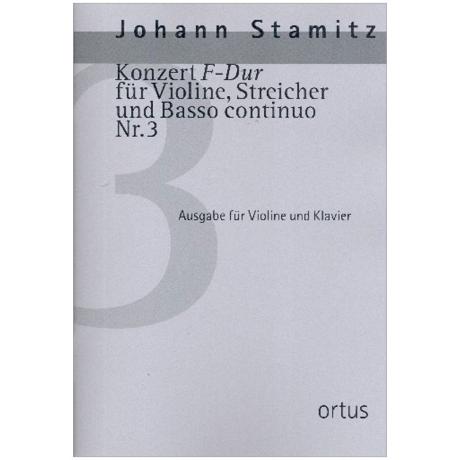 Stamitz, J.: Violinkonzert Nr. 3 F-Dur 