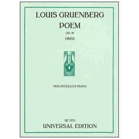 Gruenberg, L.: Poem Op. 19 (1925) 