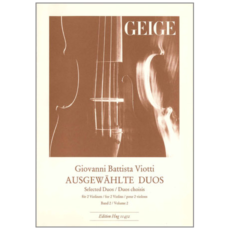 Viotti, G. B.: Ausgewählte Duos Band 2 
