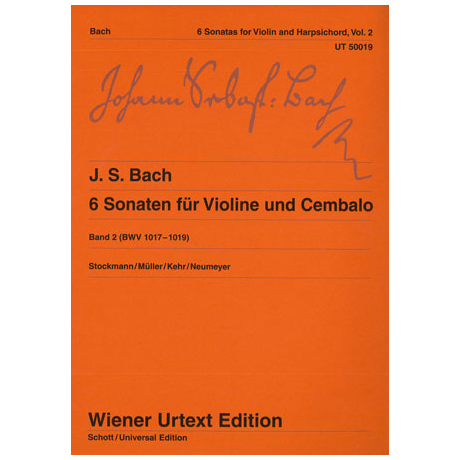 Bach, J. S.: 6 Violinsonaten Band 2 BWV 1017-1019 