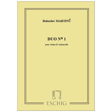 Martinů, B.: Duo Nr. 1 