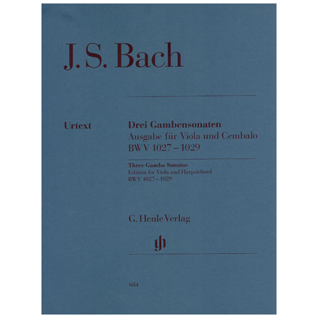 Bach, J. S.: 3 Violasonaten BWV 1027-1029 