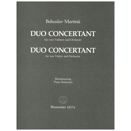 Martinu, B.: Duo concertant (1937) 