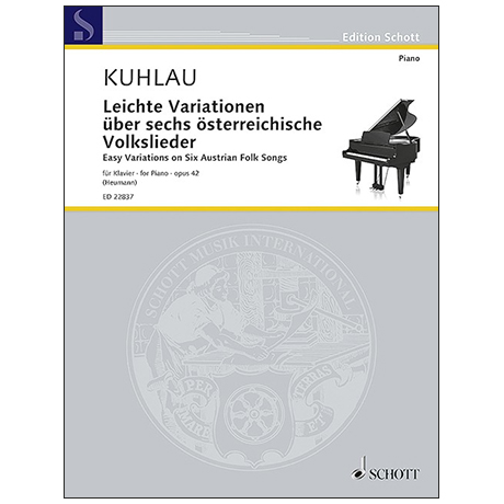 Kuhlau, F.: Leichte Variationen über sechs österreichische Volkslieder Op. 42 