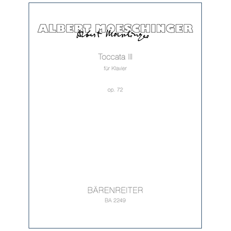 Moeschinger, A.: Toccata Nr. 3 Op. 72 (1948) 