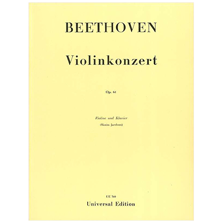 Beethoven, L. v.: Violinkonzert Op. 61 D-Dur 