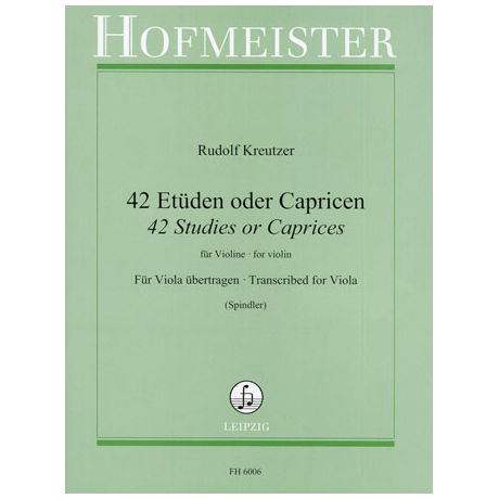 Kreutzer, R.: 42 Etüden oder Capricen 
