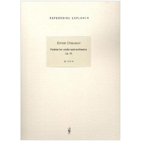 Chausson, E.: Poème Op. 25 (1896) 