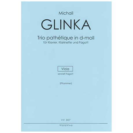 Glinka, M.: Trio pathétique in d-Moll – Einzelstimme Viola 