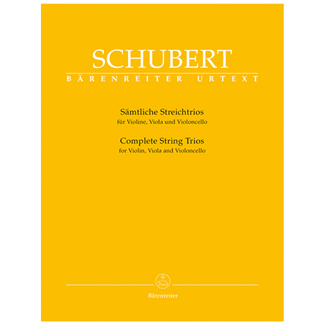 Schubert, F.: Sämtliche Streichtrios 