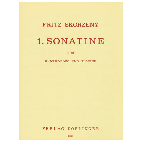 Skorzeny, F.: 1. Kontrabasssonatine 