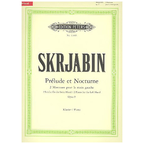 Skrjabin, A.: Prélude und Nocturne Op. 9 