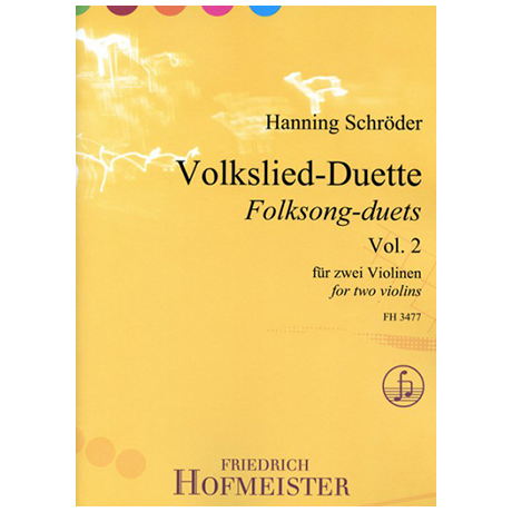 Schröder, H.: Volkslied-Duette Band 2 